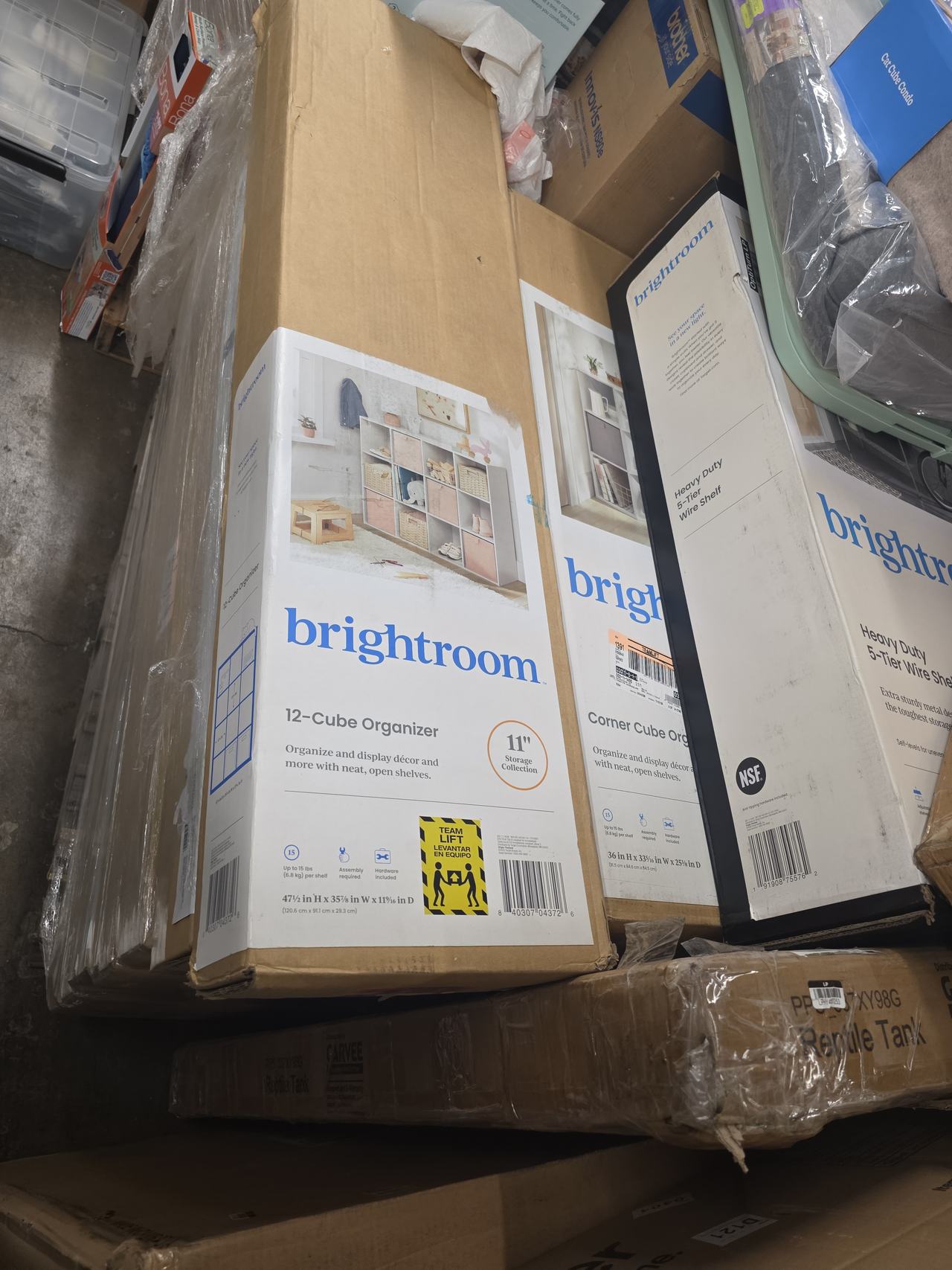 Brightroom 12-Cube Organizer White