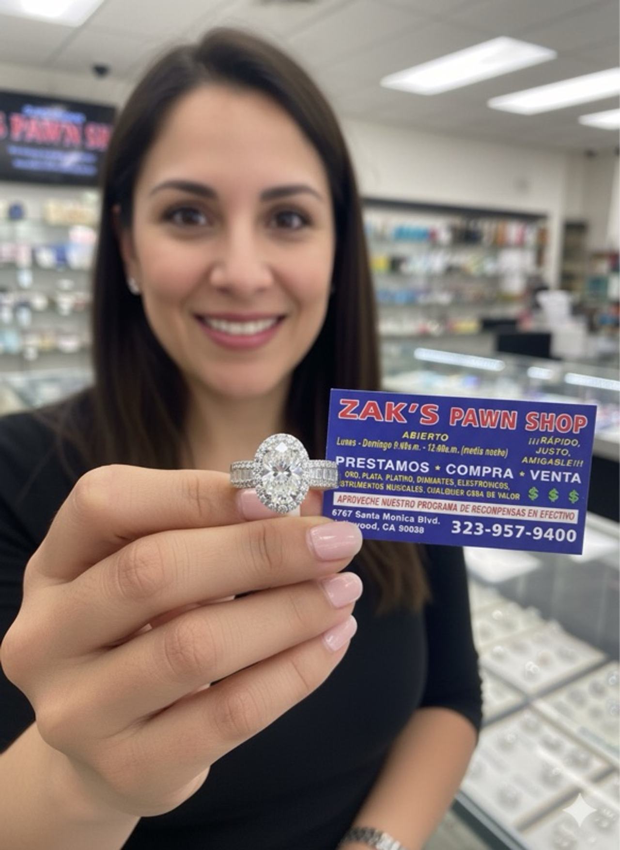 Oval Cut Lab Grown Diamond Halo Engagement Ring in Platinum