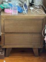 Wooden Queen Bed Frame
X2 side tables 
X1 tallboy 5 drawers 
Mattress not incl - Image 2