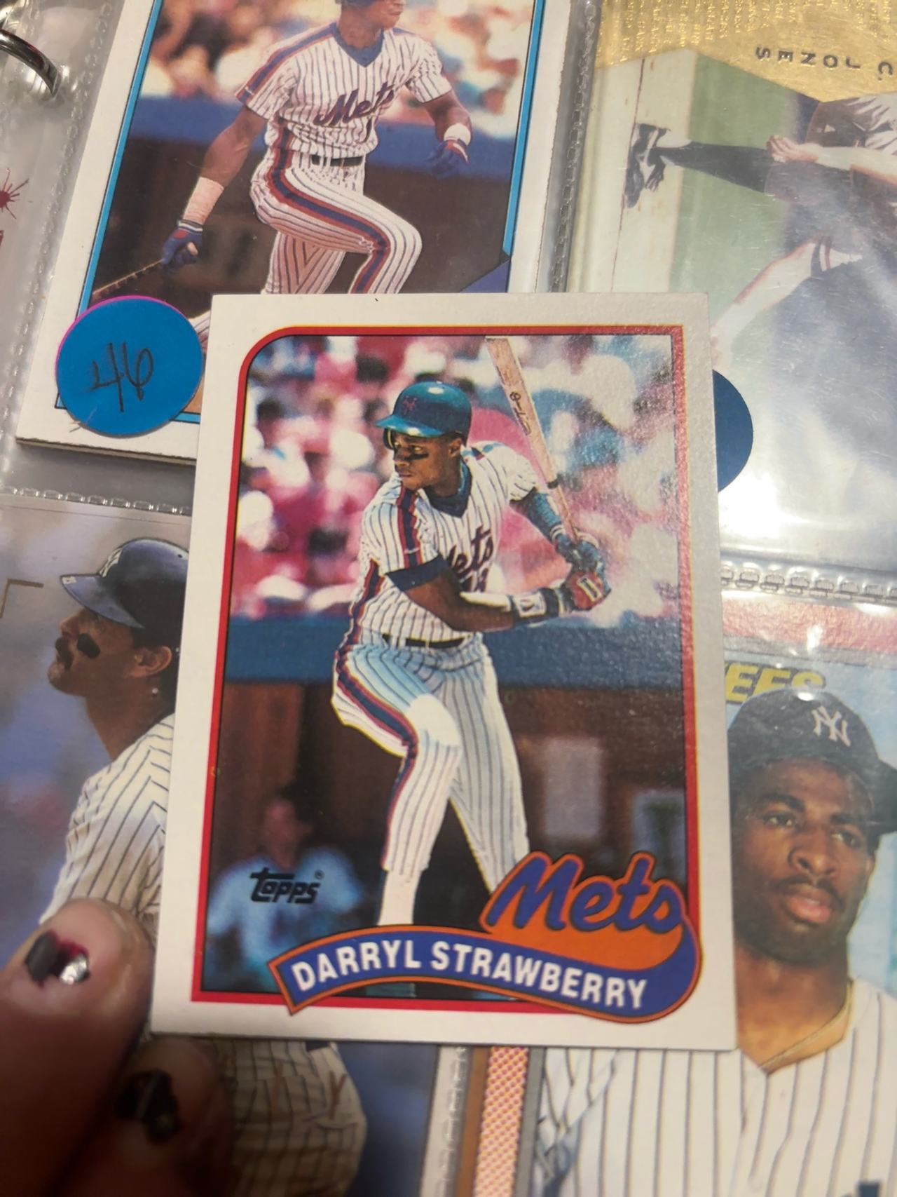 Topps 1989 Darryl Strawberry #300 Baseball Card