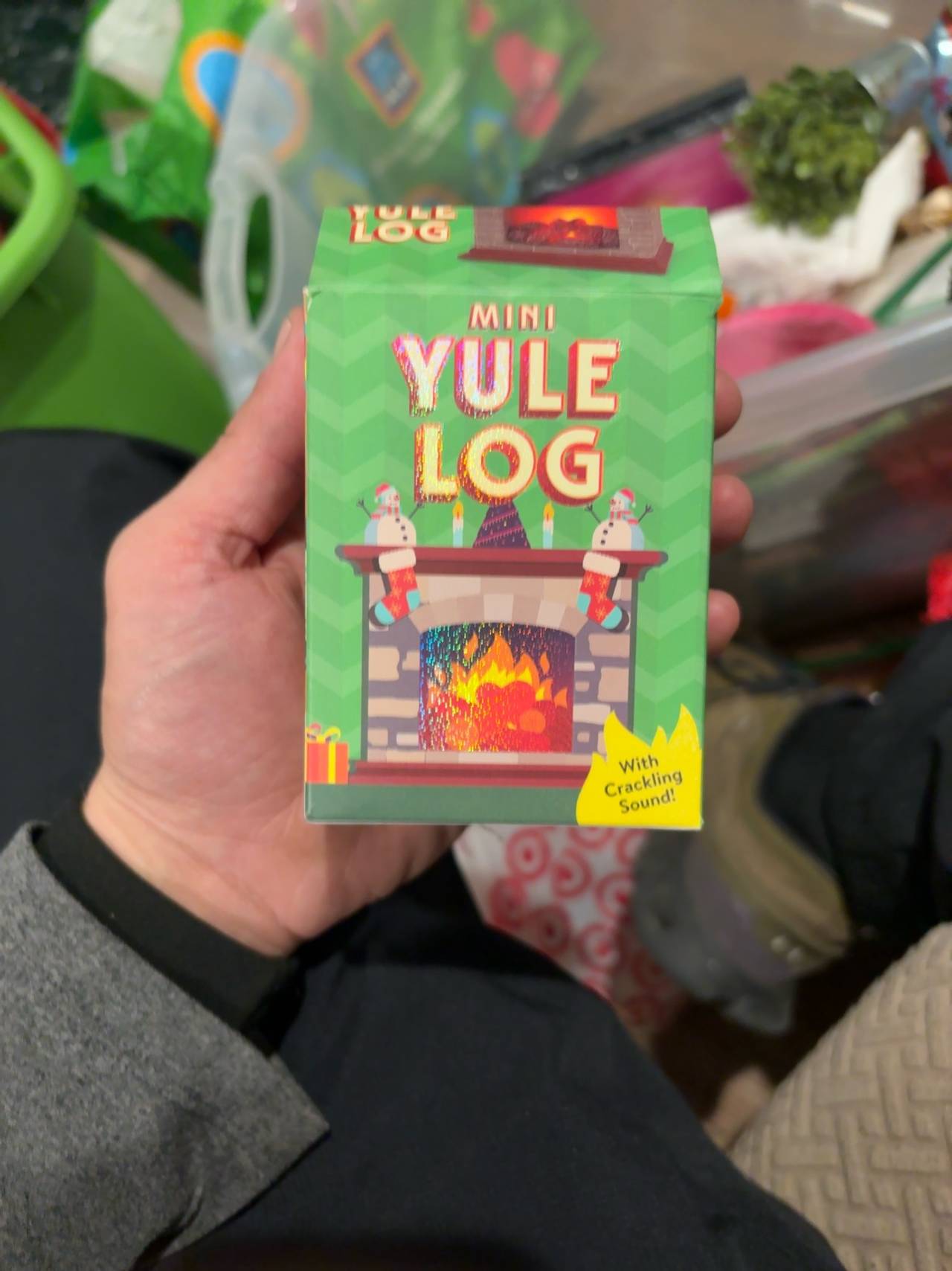 RP Minis Mini Yule Log with Crackling Sound