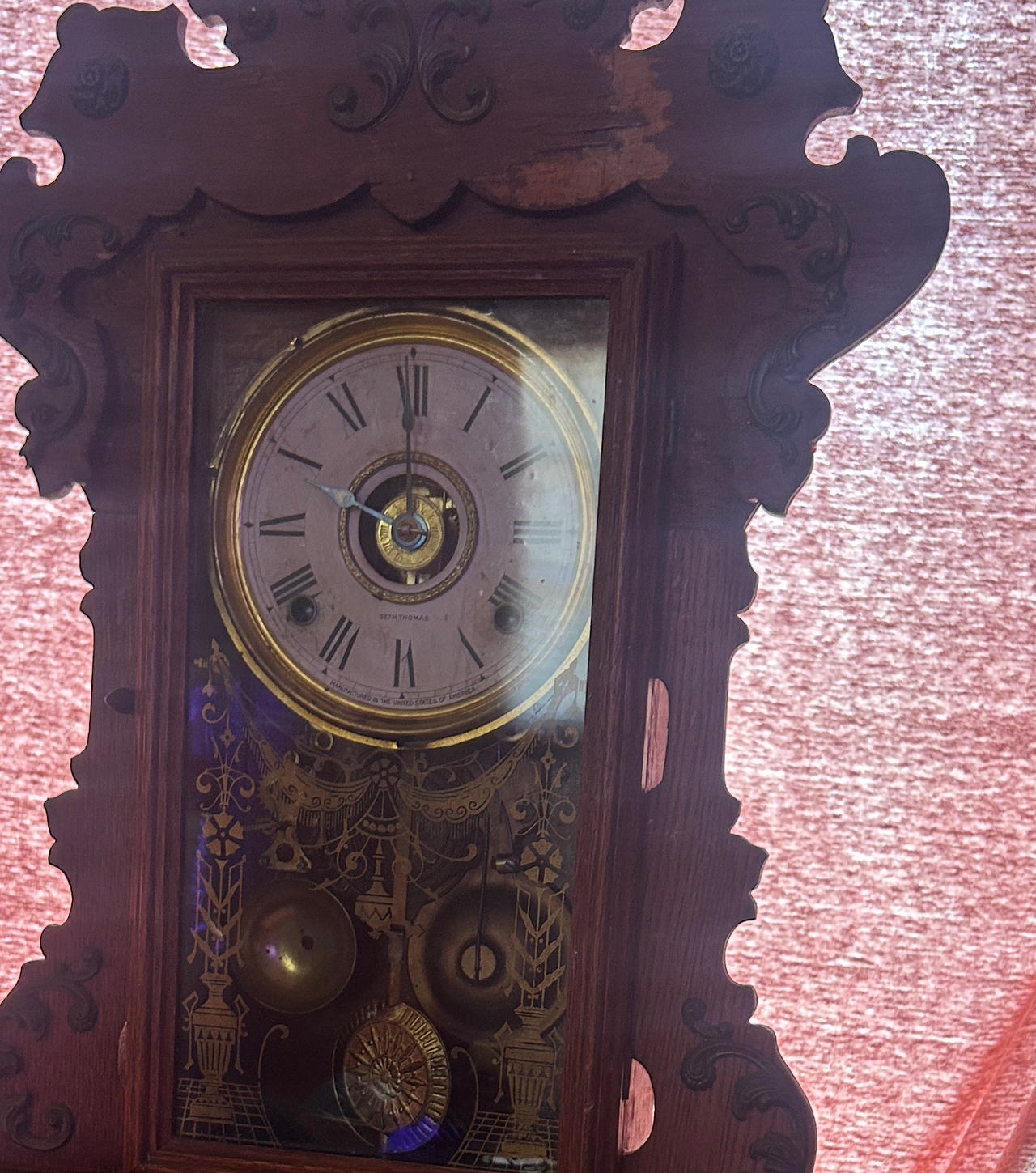 Seth Thomas Gingerbread Mantel Clock