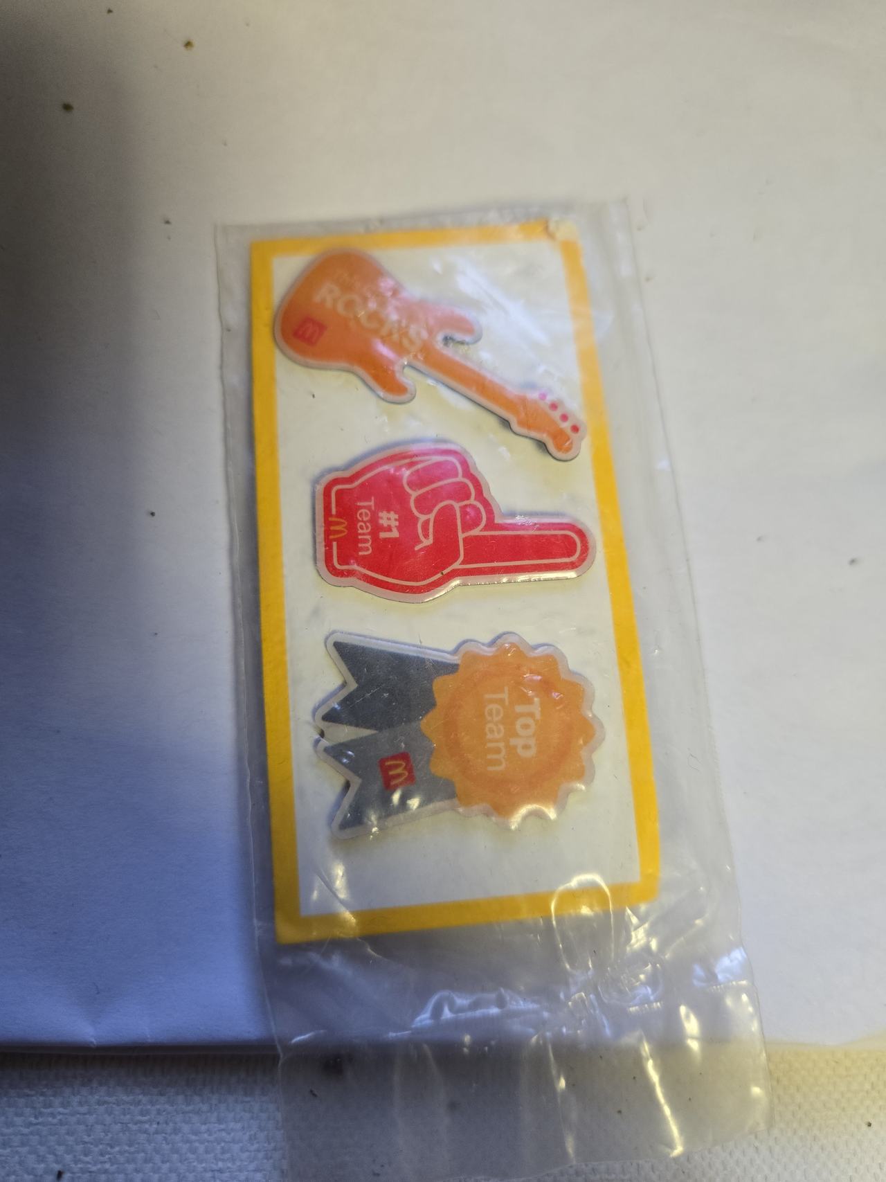 McDonald's Employee Recognition Pins Set
