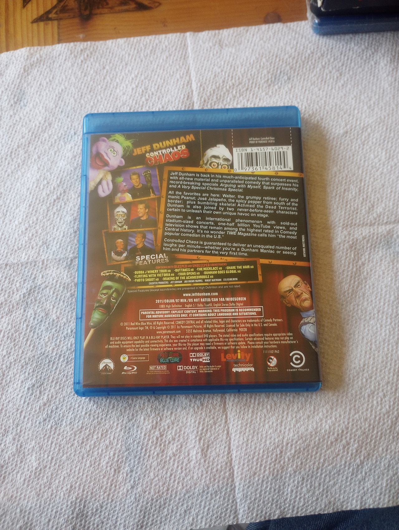 Jeff Dunham: Controlled Chaos Blu-ray