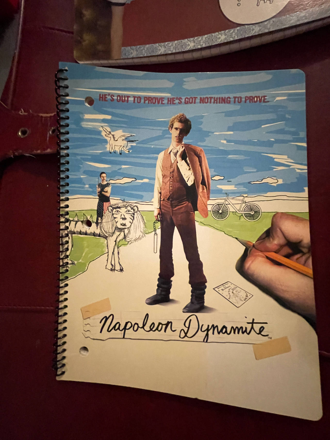 Napoleon Dynamite Notebook 2005 original notebook, not used