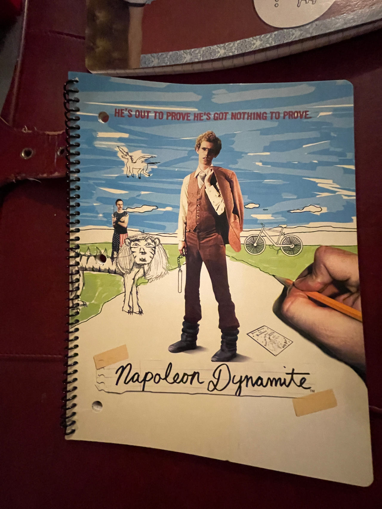 Napoleon Dynamite Notebook 2005 original notebook, not used