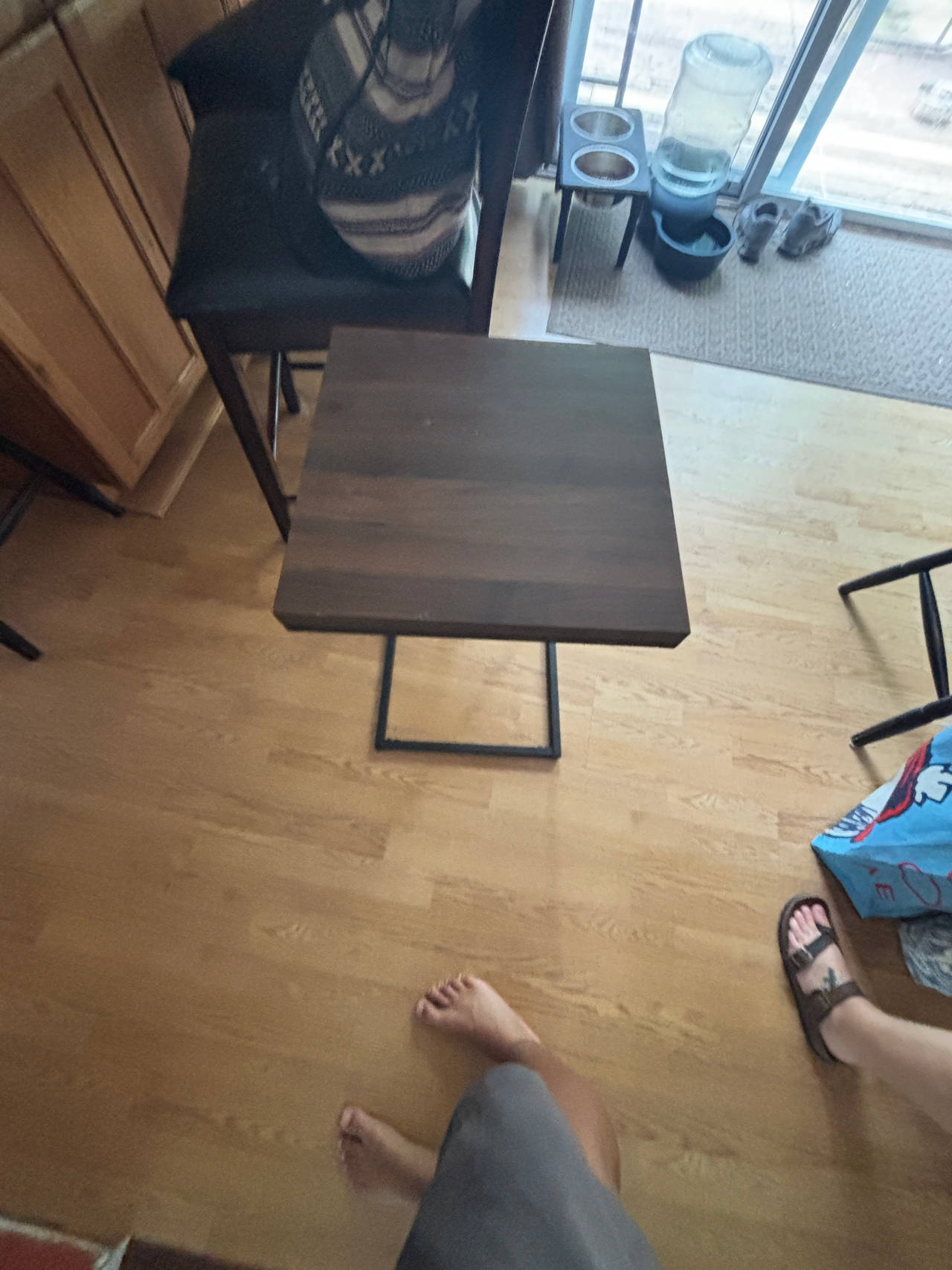 Modern Industrial Side Table