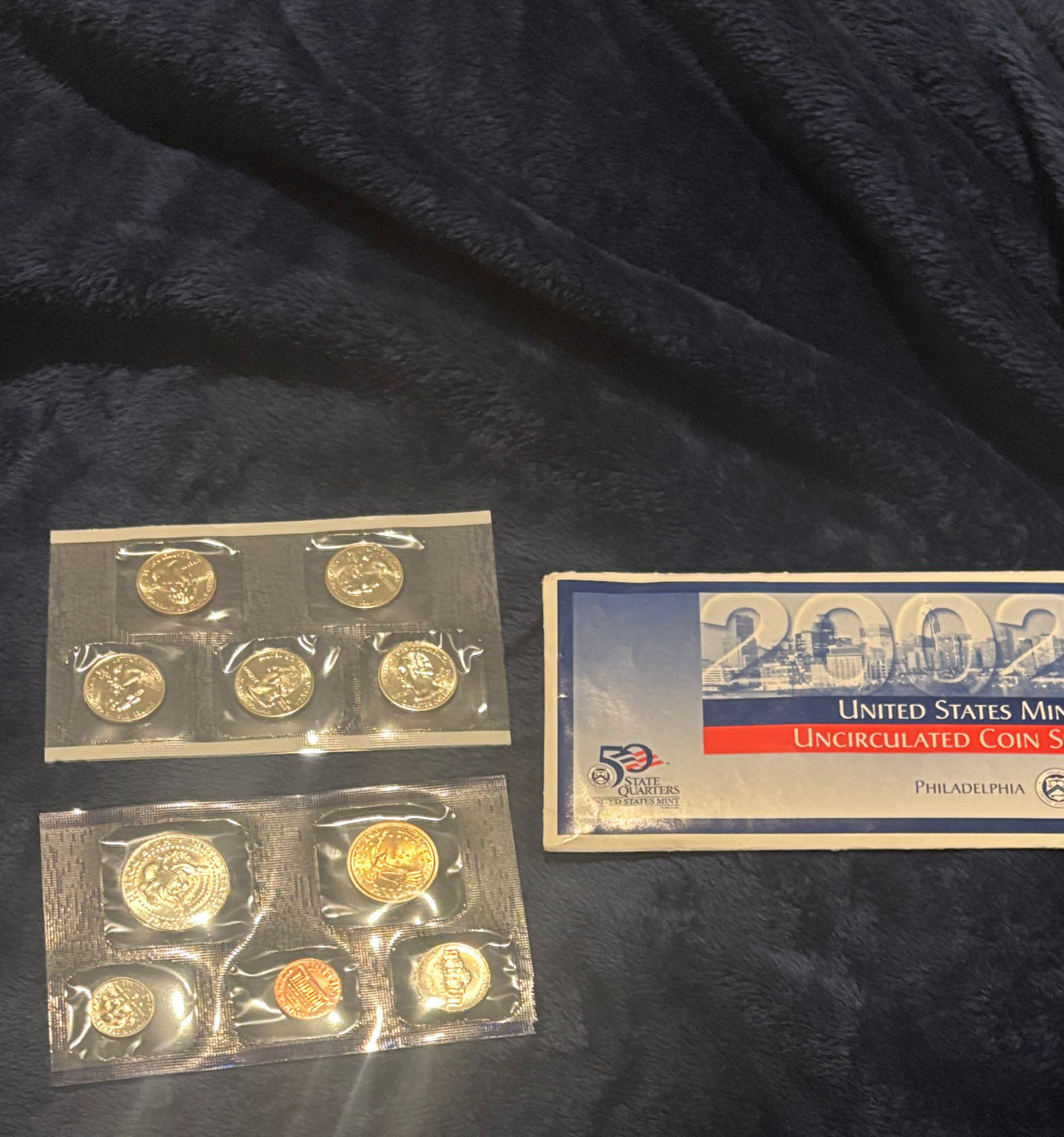 2002 United States Mint Uncirculated Coin Set Philadelphia