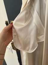 Fleur du Mal White Trench Coat Sz M - Image 2