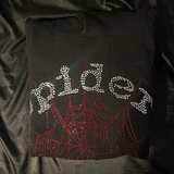 SPIDER Rhinestone Hoodie - Image 3