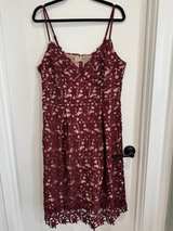 City Chic Burgundy Lace Dress - Image 4