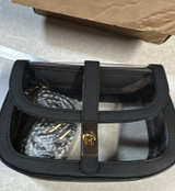 Clear Stadium Crossbody Bag with Black Trim - Image 1