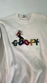 Disney Vintage Goofy Embroidered Crewneck Sweatshirt - Image 2