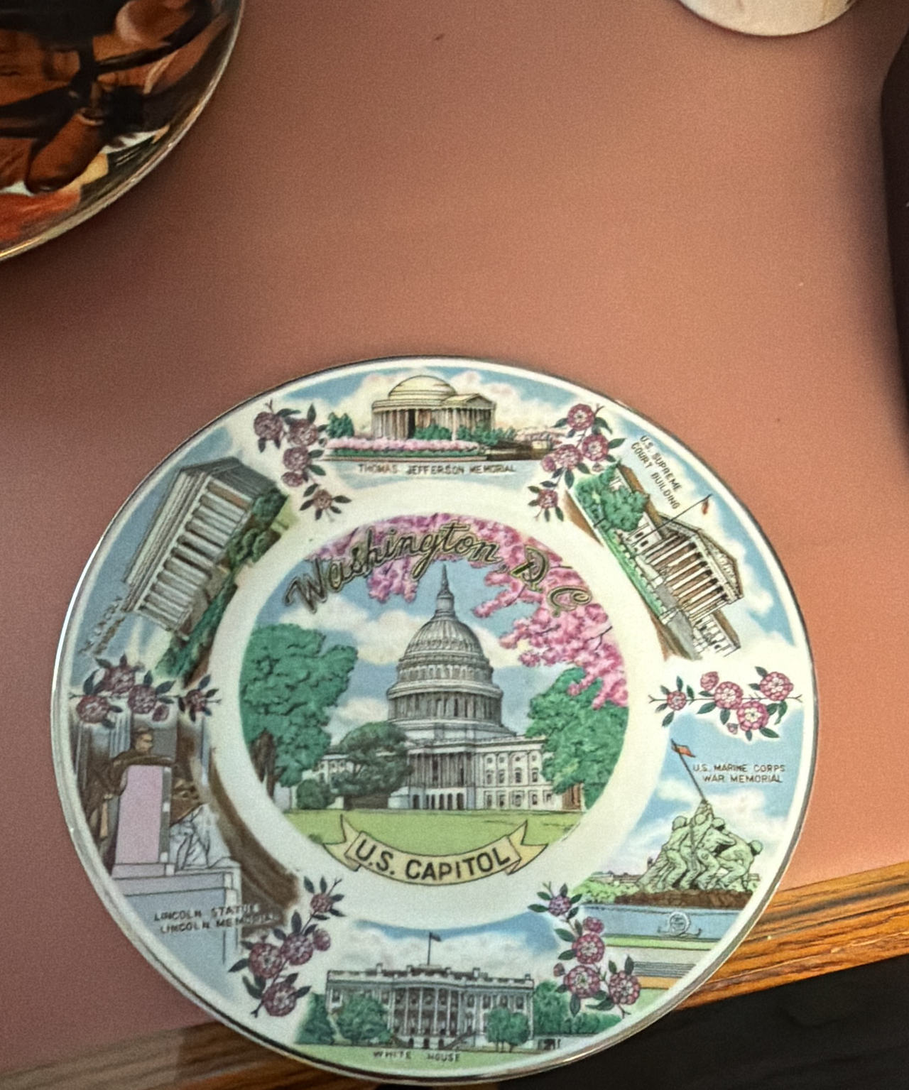 Washington D.C. Souvenir Collector Plate