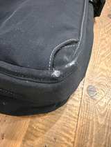 Ellington Vintage Black Canvas Duffel Shoulder Bag - Image 2