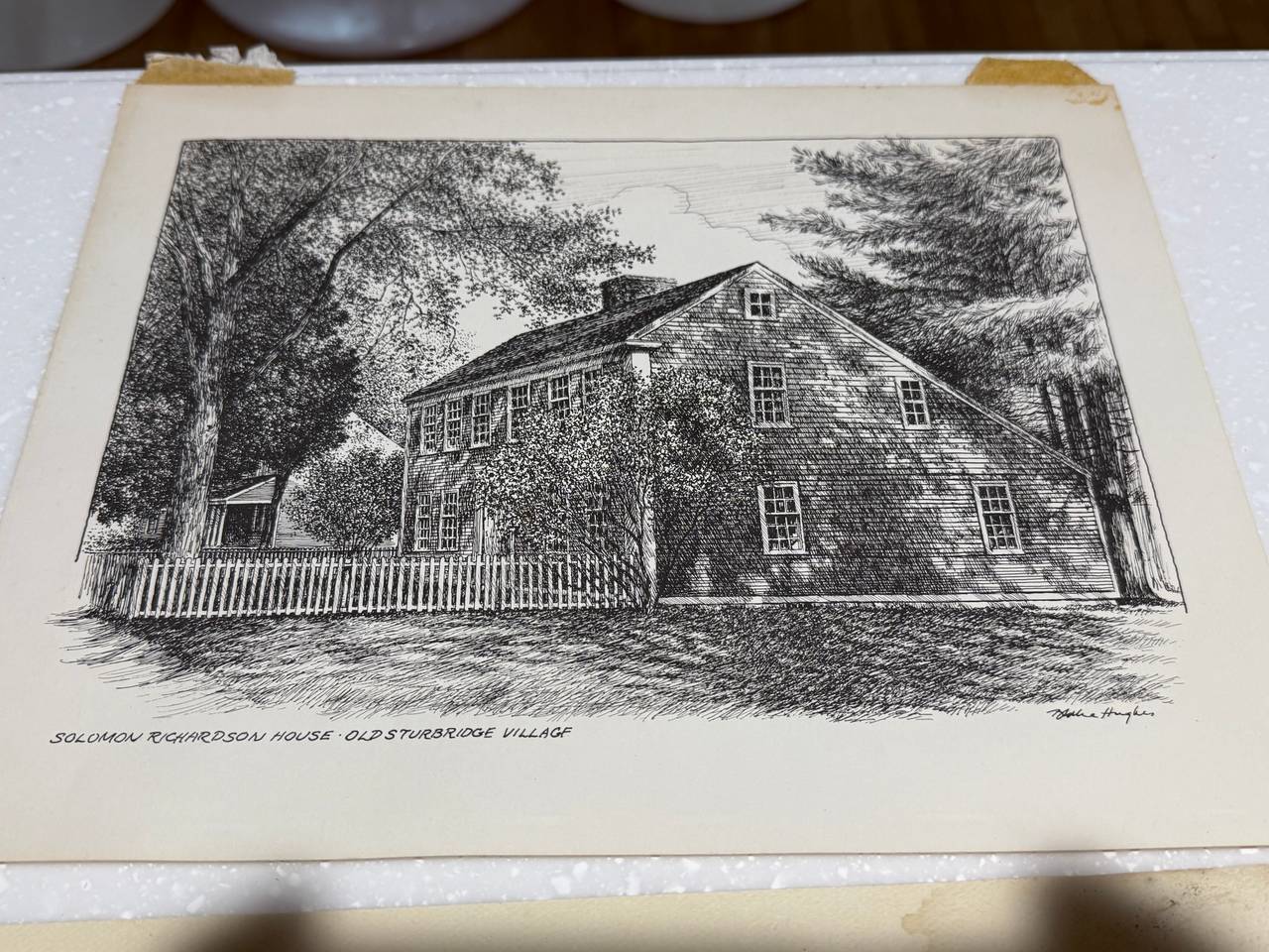 Blake Hughes Solomon Richardson House Print