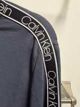 Calvin Klein Full Zip Long Sleeve Jacket Blue/Gray Small - Image 3
