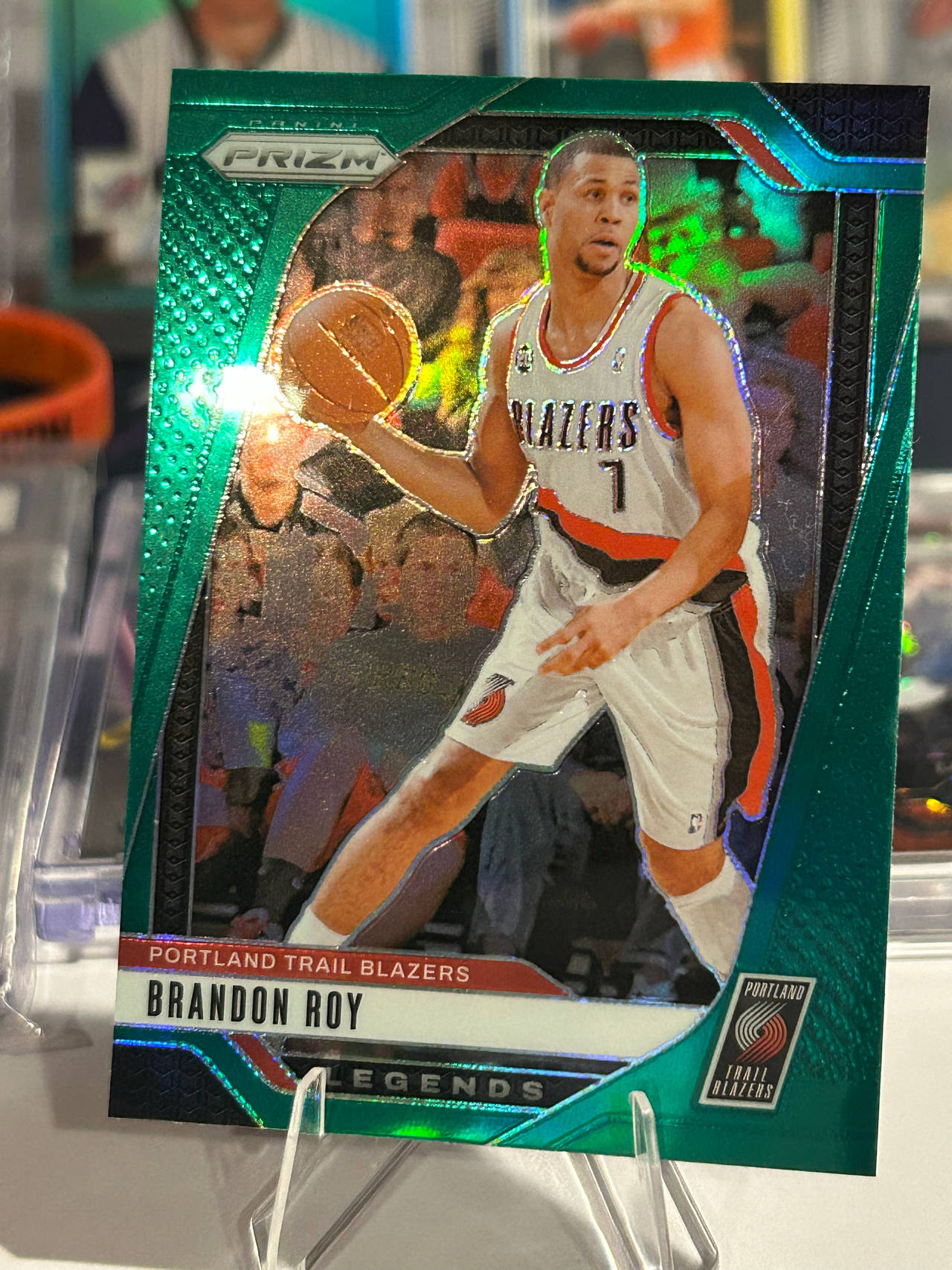 Brandon Roy Green Panini Prizm Basketball Card