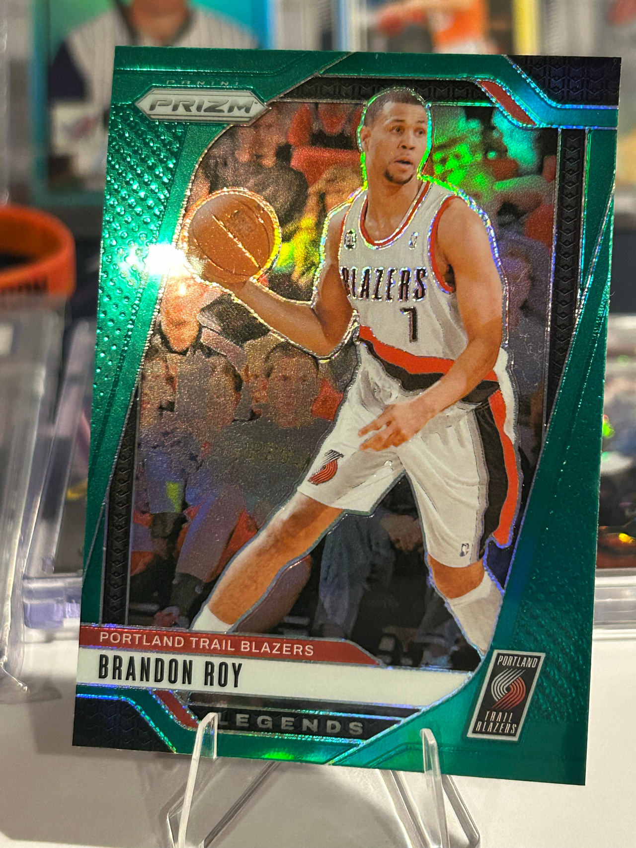 Brandon Roy Green Panini Prizm Basketball Card