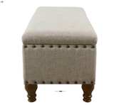 Upholstered Storage Bench with Nailhead Trim - Brand New in Box - Image 7