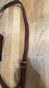 Celtic Knot Embossed Leather Crossbody Bag - Image 6