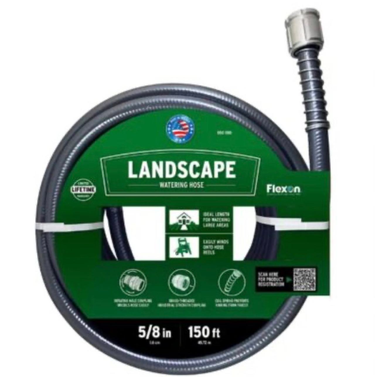 Flexon Landscape Watering Hose 5/8 in x 150 ft