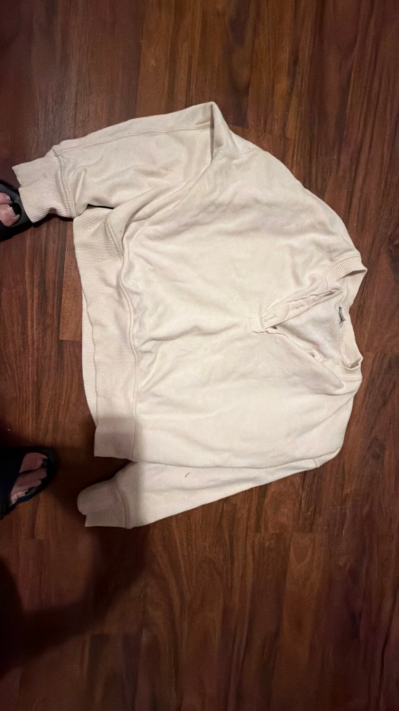 Abercrombie Off-White Sweatshirt