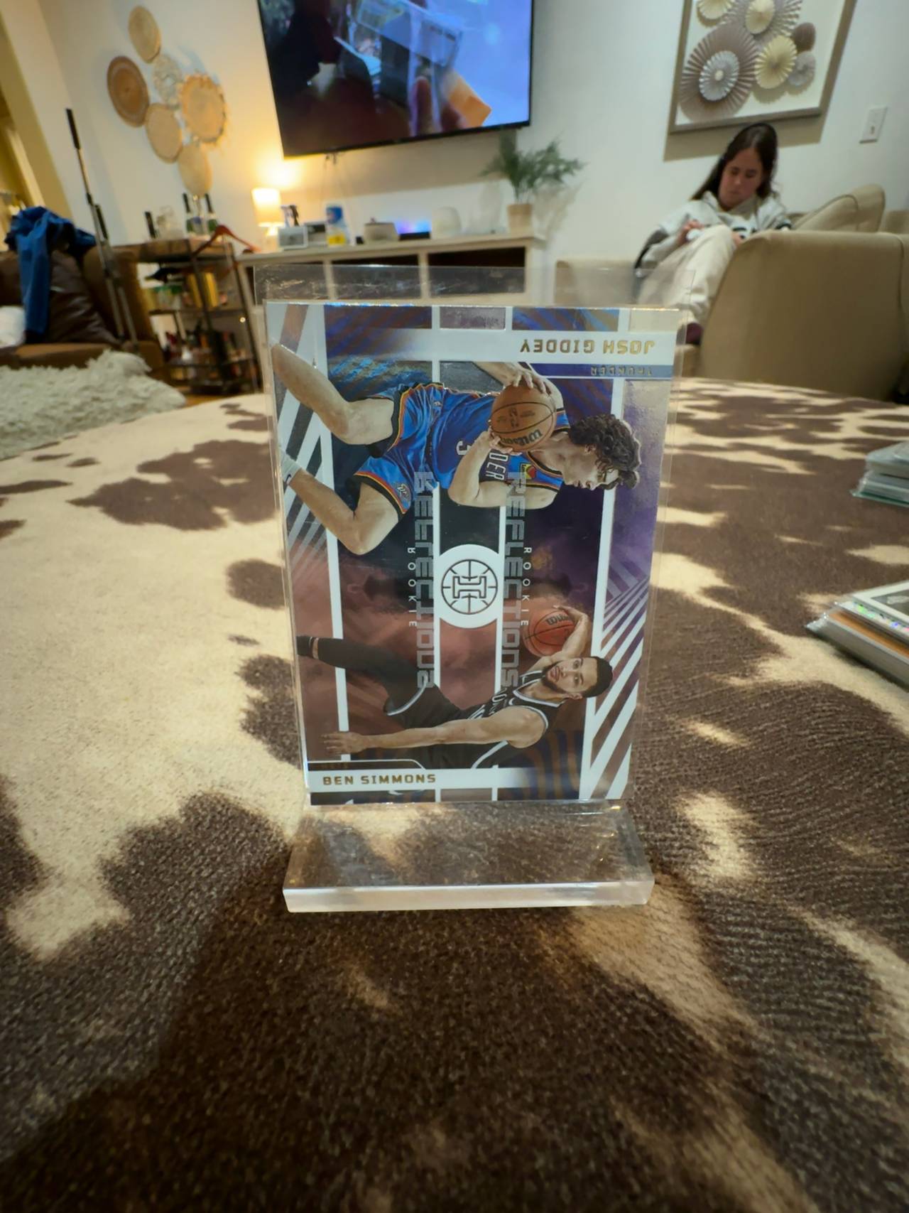 Panini Illusions Rookie Reflections #6 Josh Giddey / Ben Simmons