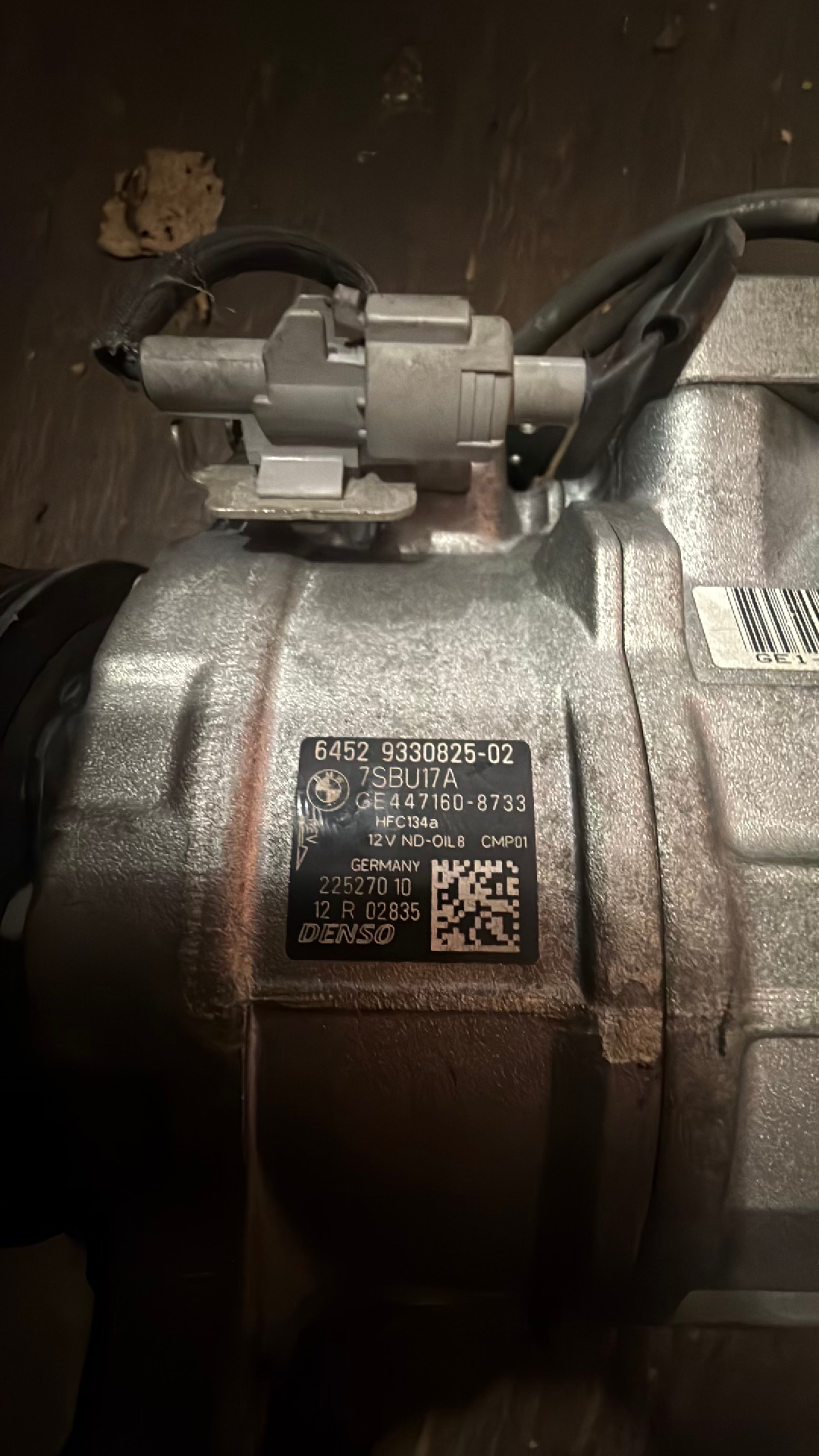 BMW Air Conditioning Compressor

6452 9330825-02 - Image 3