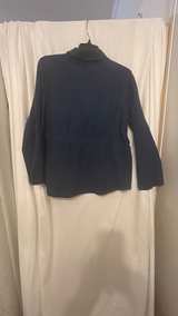 Liz Claiborne Navy Blue Linen Blend Shirt and Pant Set - Image 4
