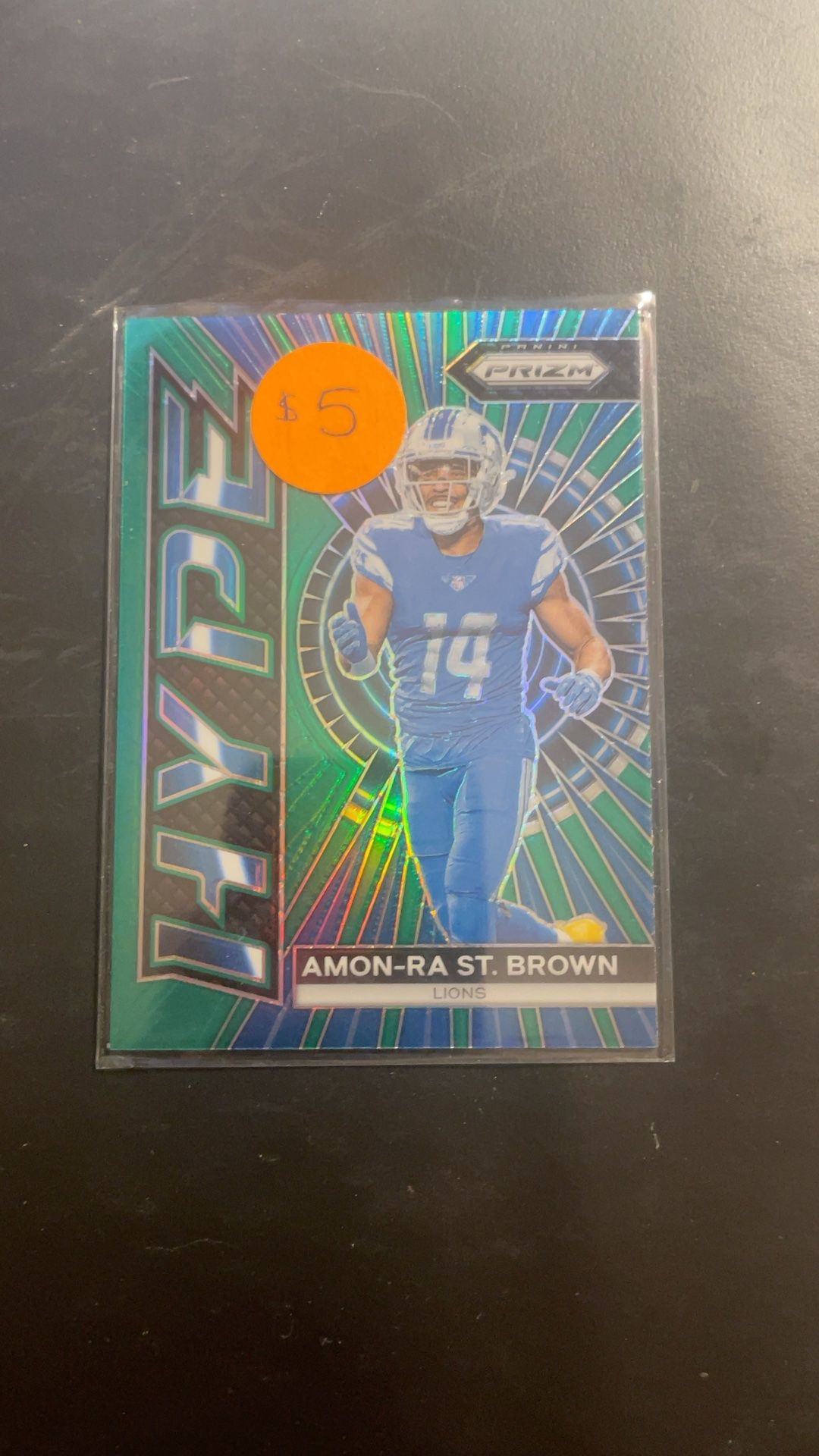 Panini Prizm Amon-Ra St. Brown 2023 Hype Green #H-9