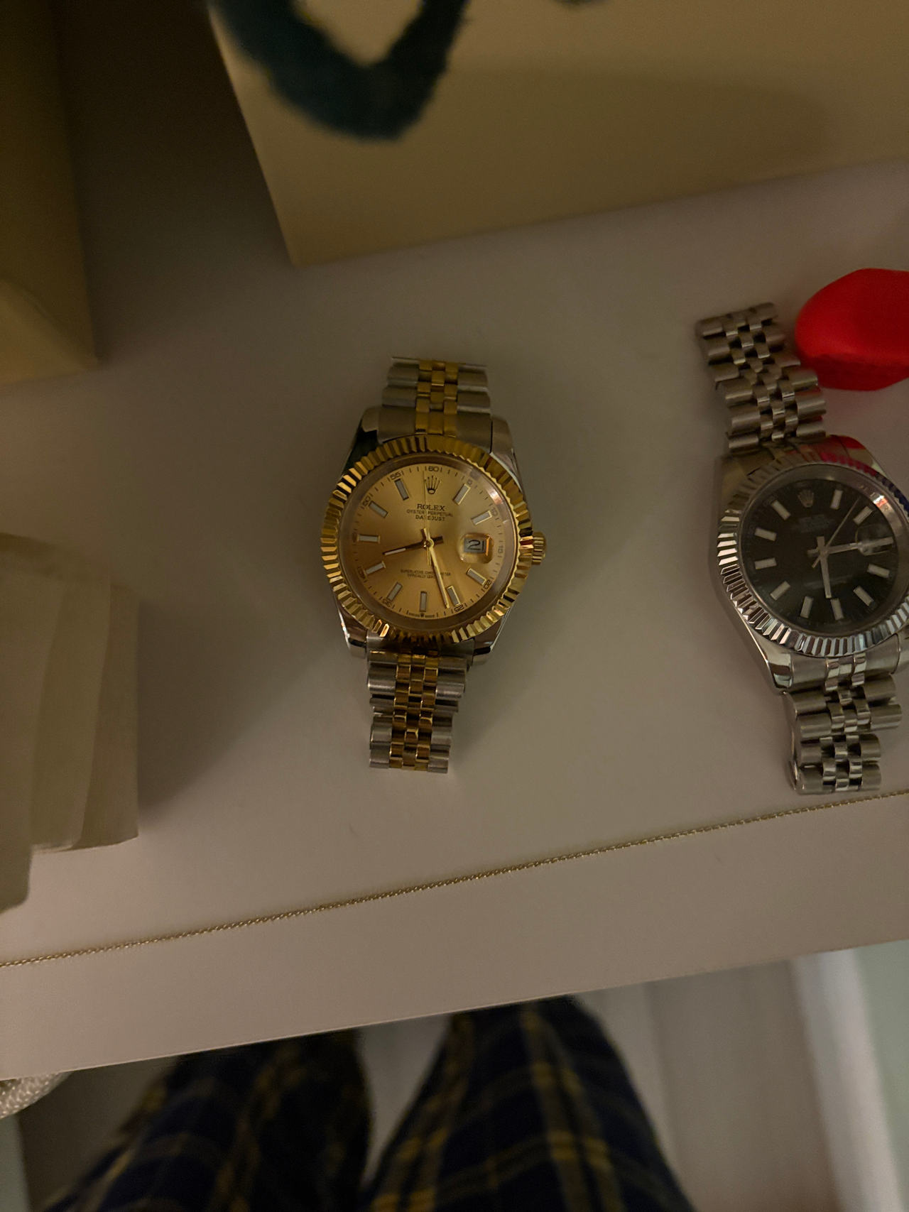 Rolex gold datejust comes with box and papers 1/1