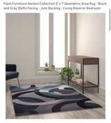 Flash Furniture Harken Collection 5' x 7' Geometric Area Rug - Image 1