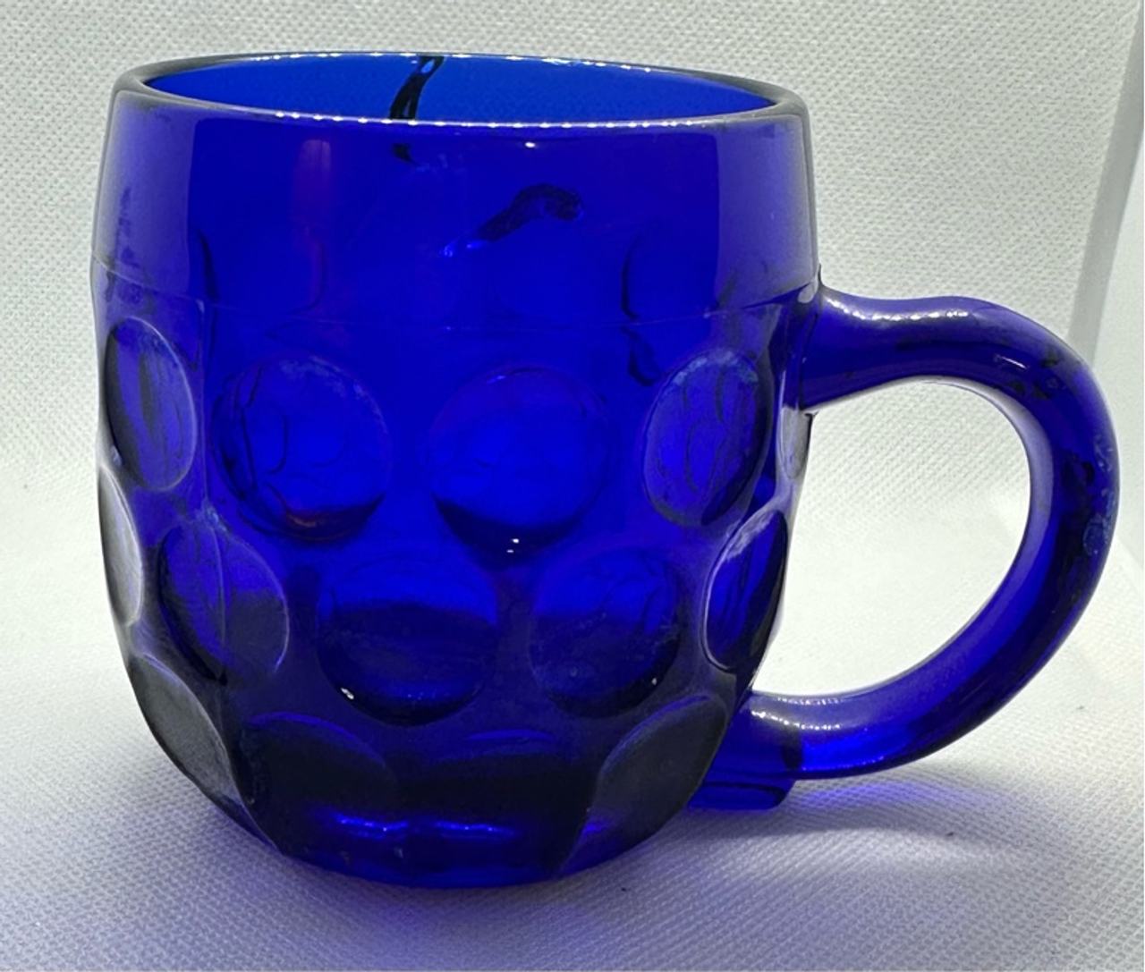 Cambridge Cobalt Blue Thumbprint Mug 3.5"