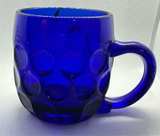 Cambridge Cobalt Blue Thumbprint Mug 3.5" - Image 1