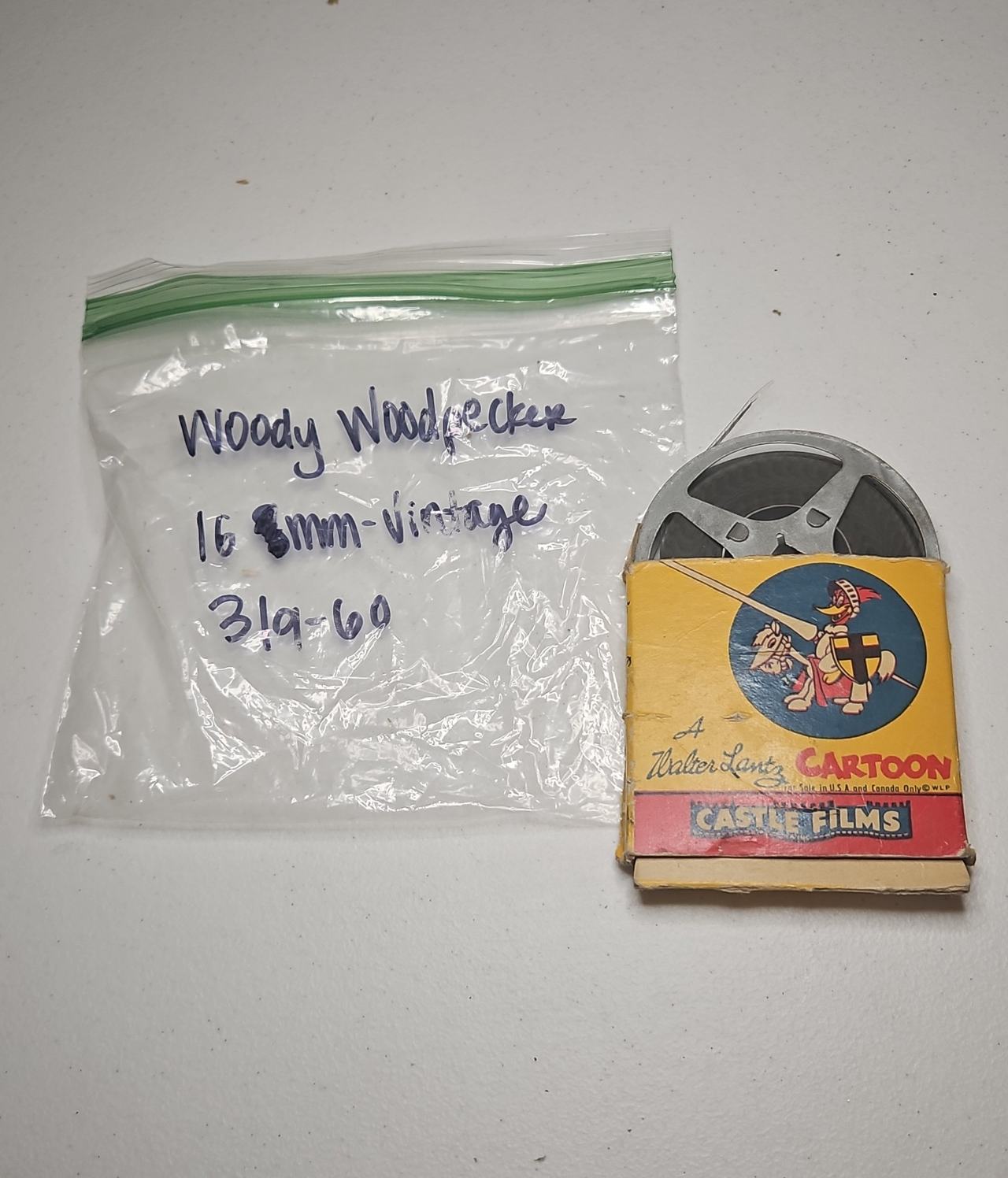 Castle Films Woody Woodpecker 8mm Film Reel