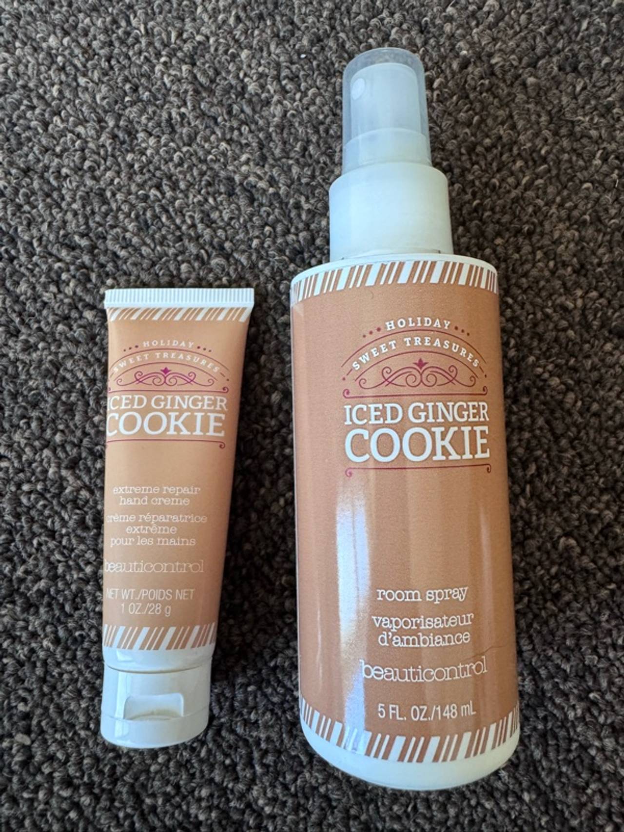 Beauticontrol Holiday Iced Ginger Cookie Room Spray - Cream