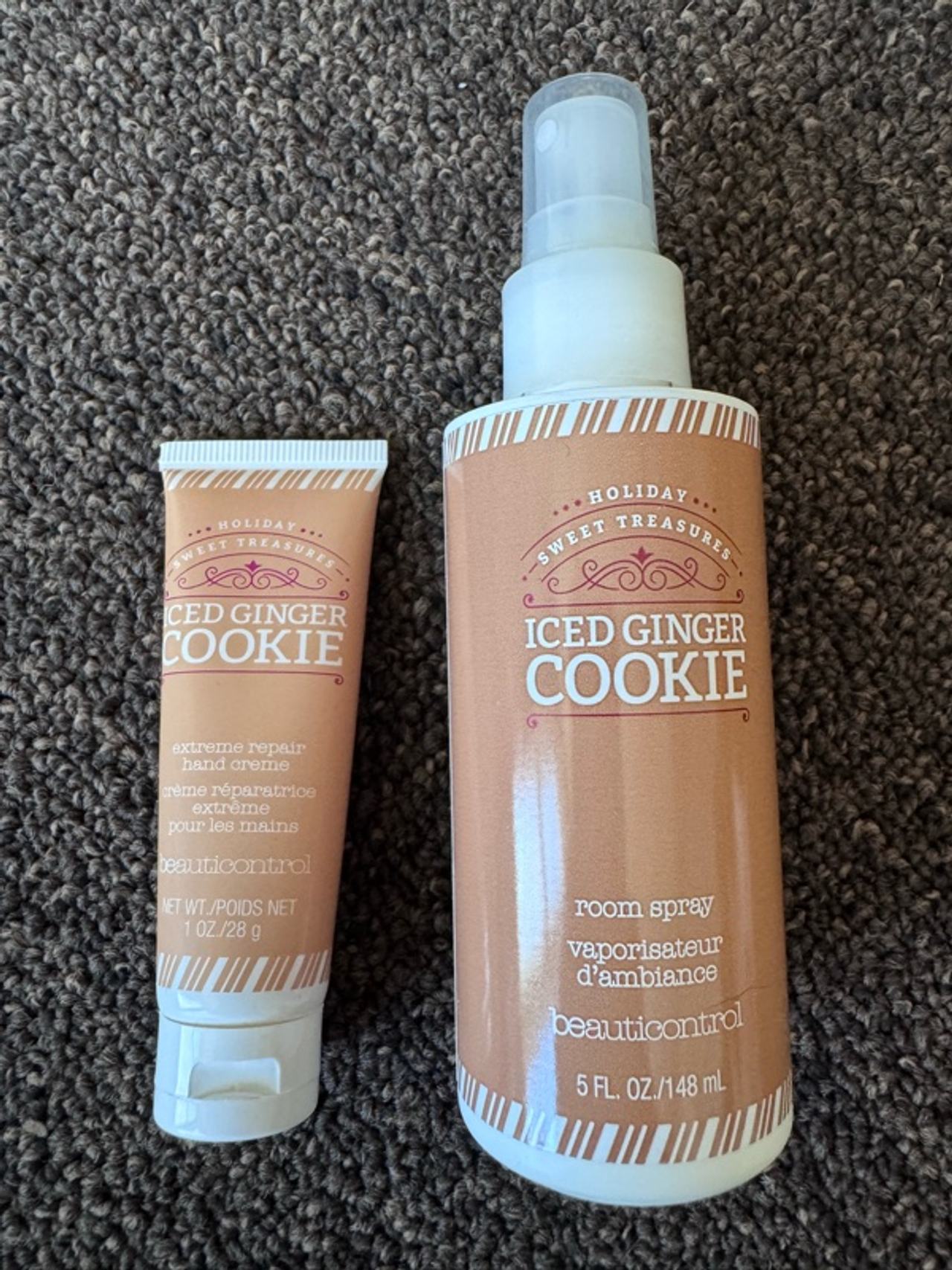 Beauticontrol Holiday Iced Ginger Cookie Room Spray - Cream