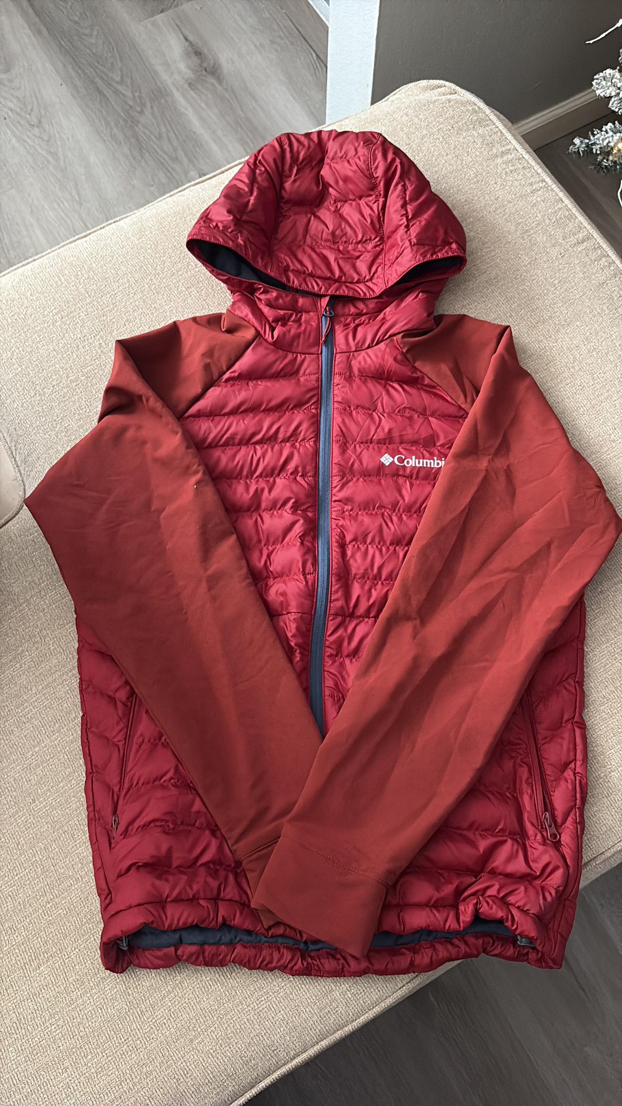 Columbia Men's Powder Lite Hybrid Hooded Jacket