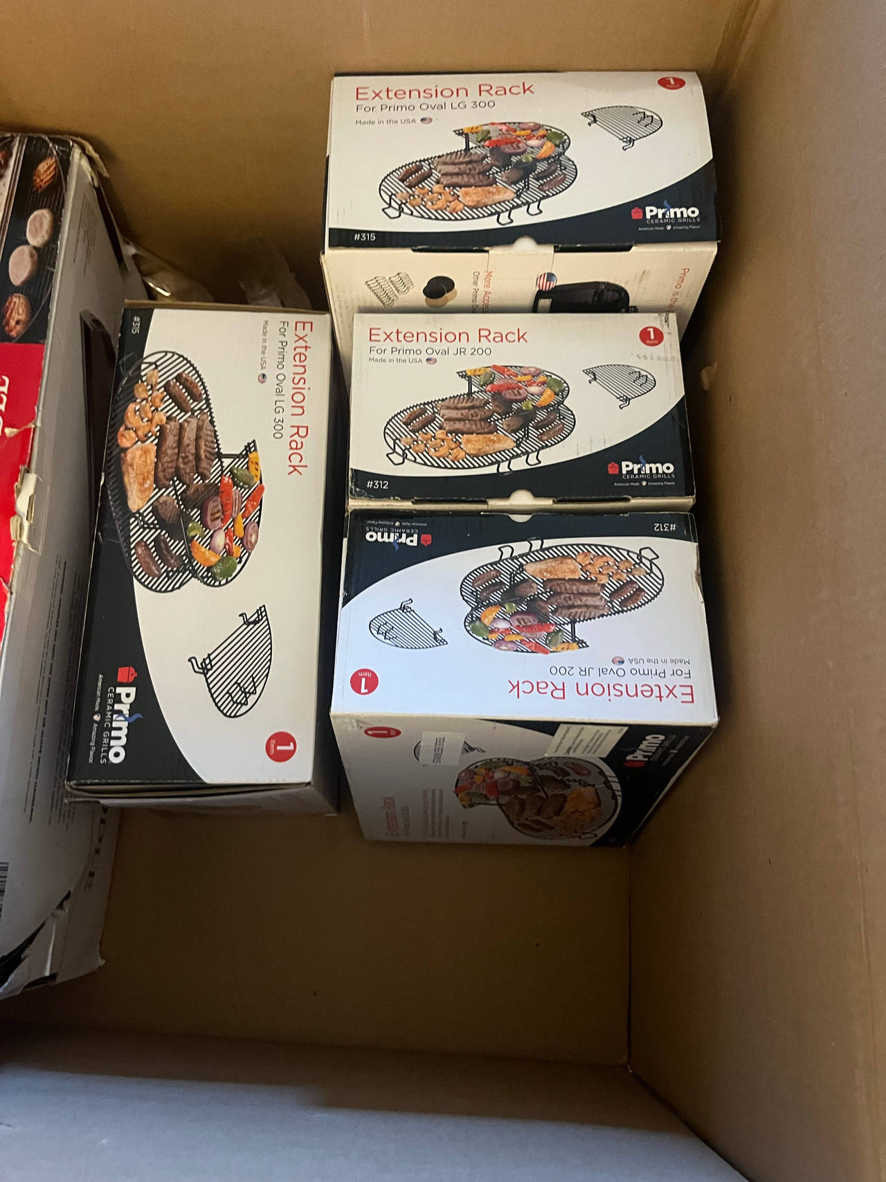 Lot of 4 Primo Extension Racks 