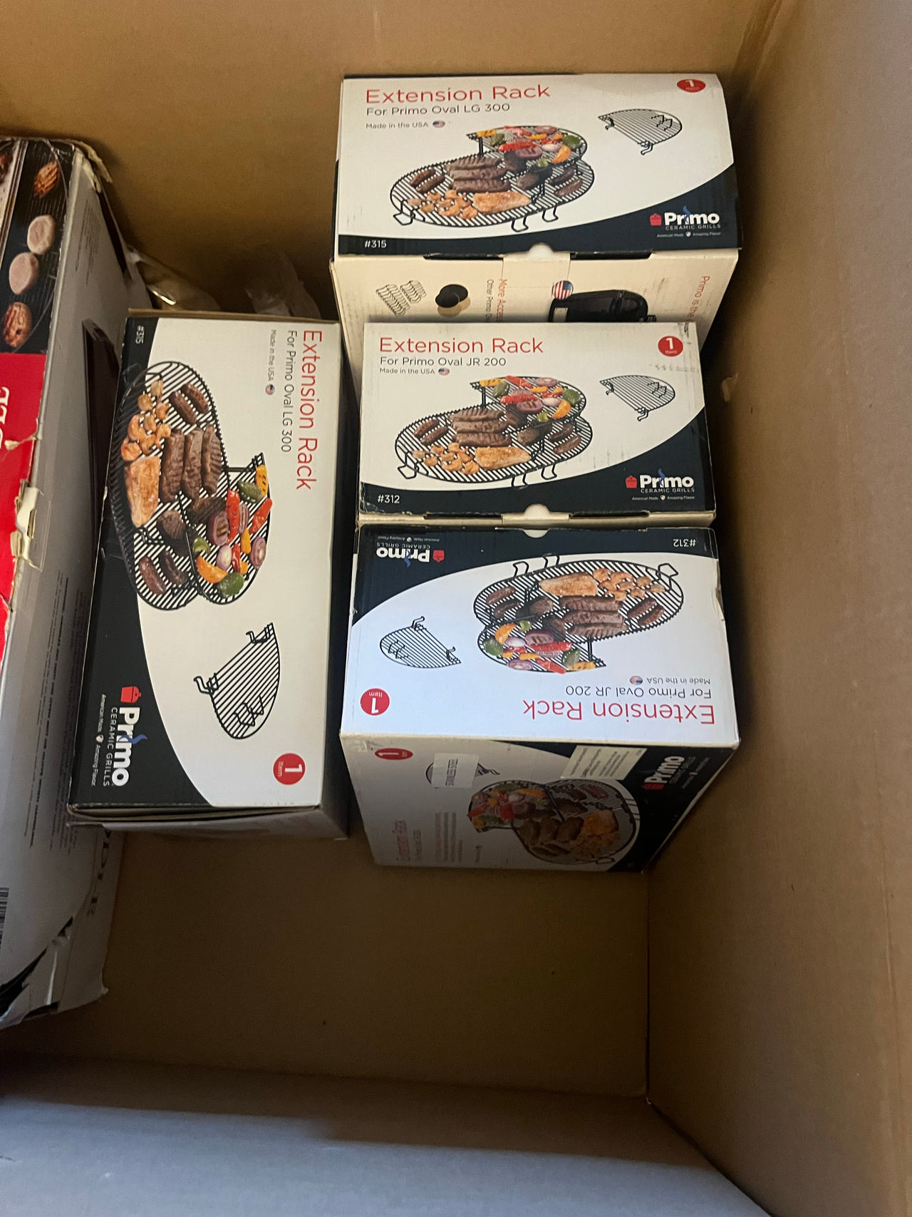 Lot of 4 Primo Extension Racks 