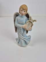 Vintage Ceramic Angel Figurine with Lyre - Image 2