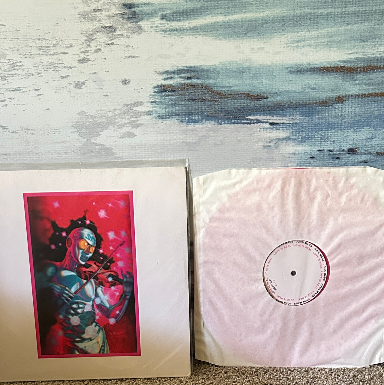 John Maus - Love Is Real Vinyl LP (Pink Marble) PINK WAX