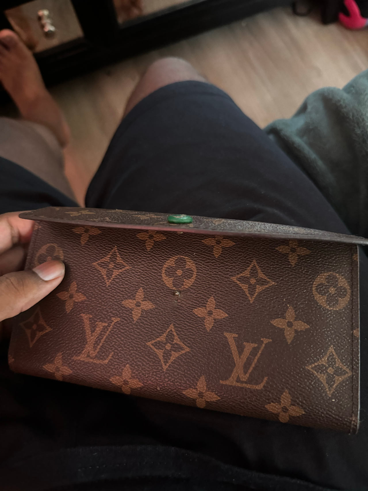 Louis Vuitton Monogram Canvas Sarah Wallet
