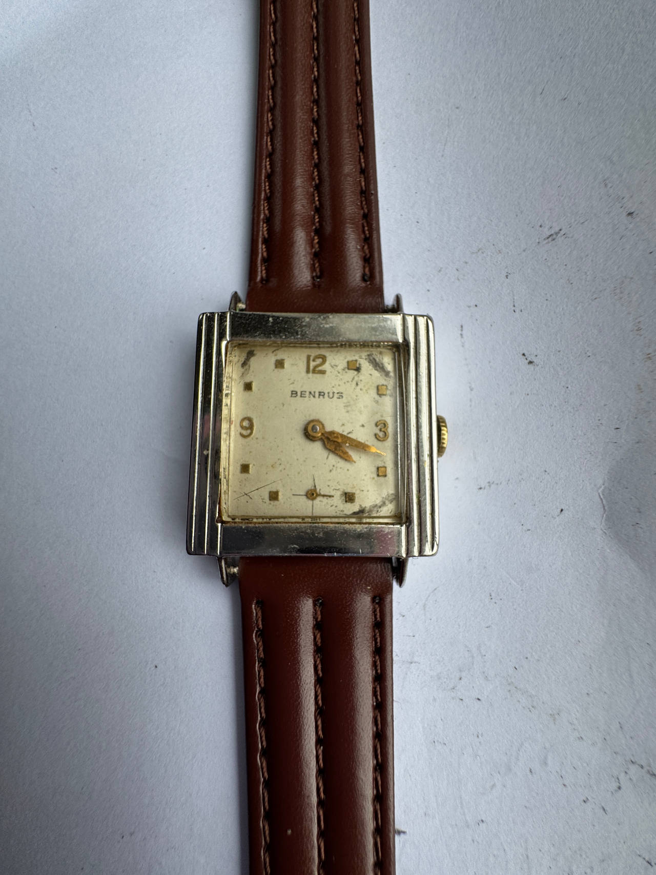 Benrus Vintage Square Watch