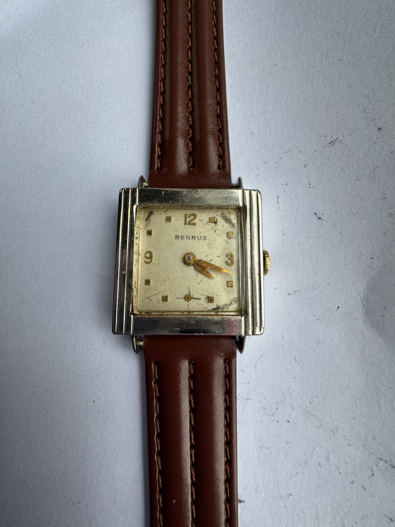 Benrus Vintage Square Watch