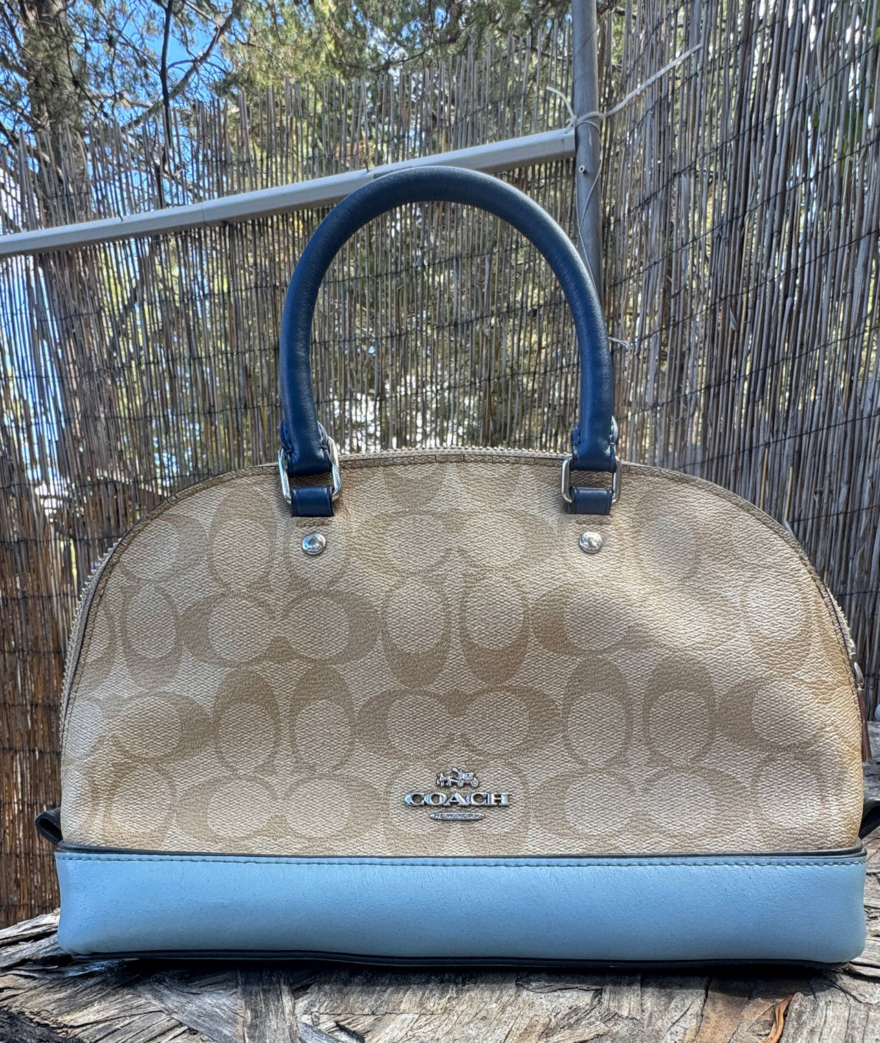 Coach Signature Brand Mini Sierra Satchel Bag