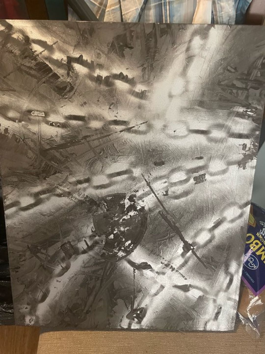 Abstract Metallic Wall Art