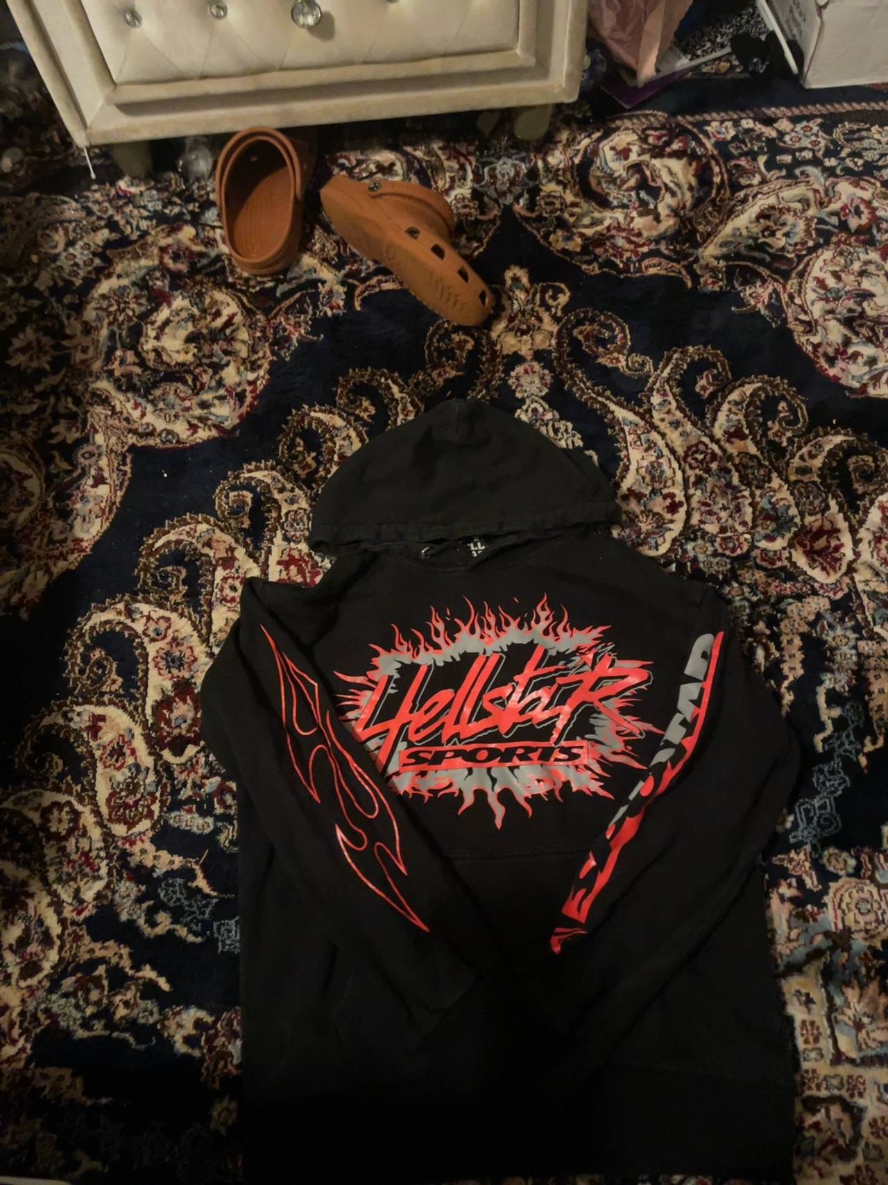 Hellstar Sports Future Flame Hoodie Black