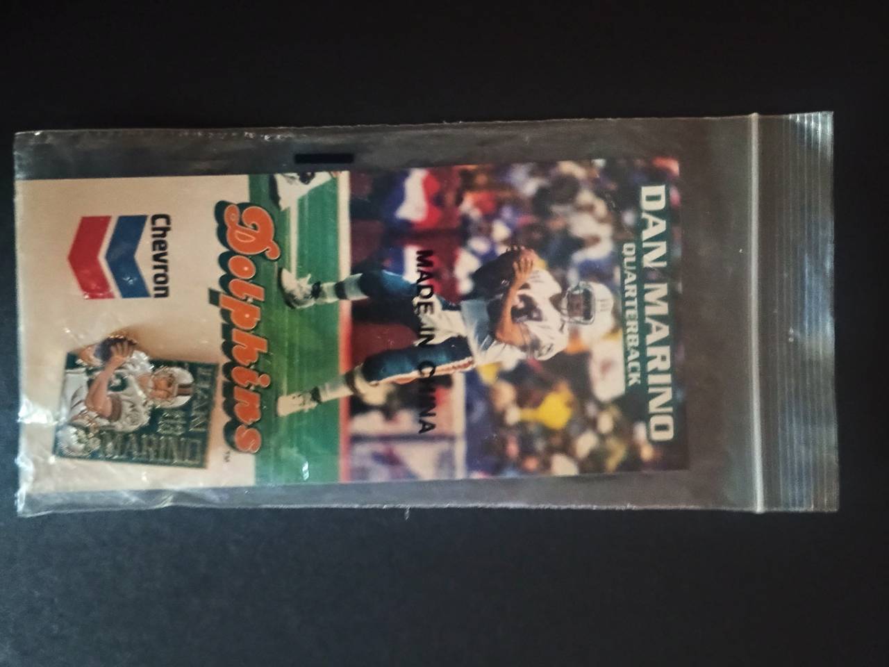 Chevron NFL Dan Marino Miami Dolphins Collector Pin